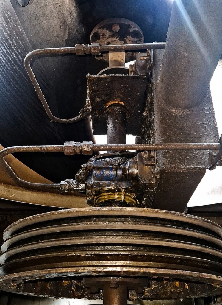 Pièce huilée — maintenance industrielle